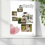 סיפור של משפחה - קולאז' בעיצוב אישי