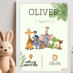 תעודת לידה לתינוק - Jungle