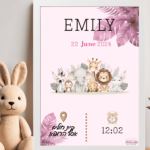 תעודת לידה לתינוקת - Jungle