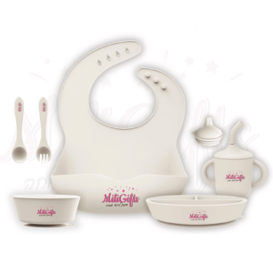 סט האכלה מסיליקון לתינוקת – BPA Free