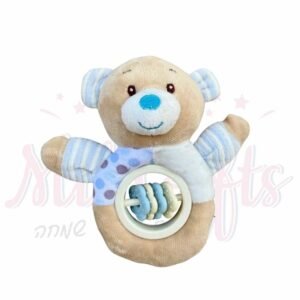 רעשן דובי רך לתינוק