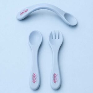 סט סכו״ם סיליקון גמיש לתינוק – BPA Free