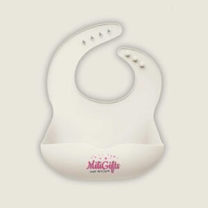 סינר סיליקון לתינוקת עם כיס איסוף – BPA Free