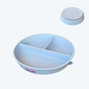 צלחת סיליקון מחולקת לתינוק עם ואקום – BPA Free